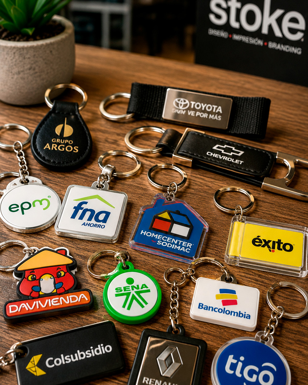 Llaveros personalizados